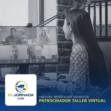 Patrocinio taller virtual 4 horas para Miembros SLOM