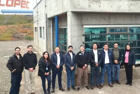 Visita de Ocensa y Ancap a COPEC