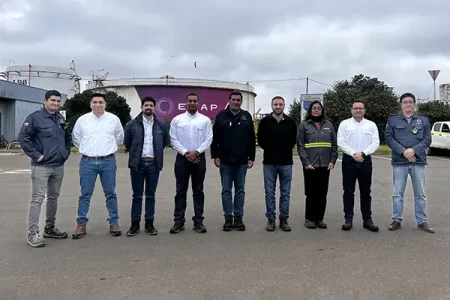 Visita de Ocensa y Ancap a ENAP